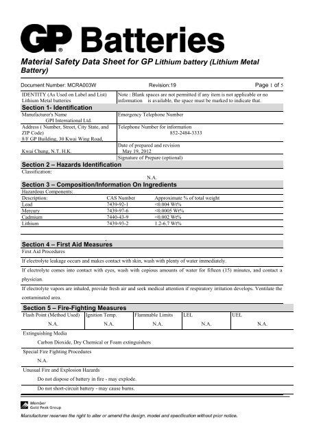 lithium metal battery msds sheet|lithium ion safety data sheet.